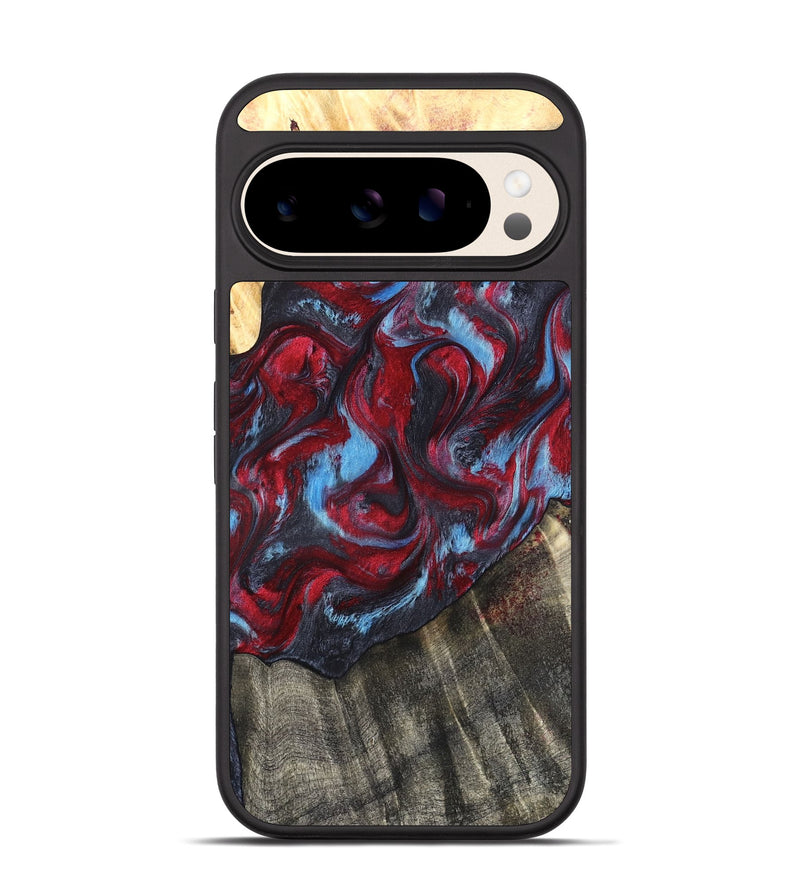 Pixel 10 Pro Wood Phone Case - Inez (Red, 820084)