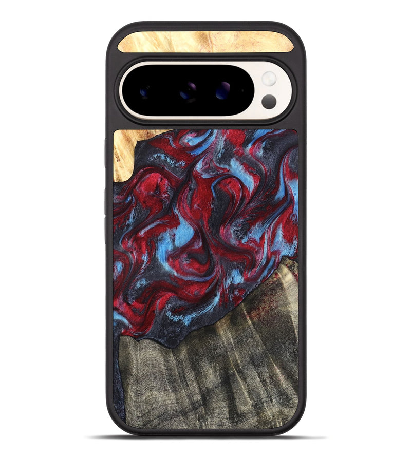 Pixel 10 Pro XL Wood Phone Case - Inez (Red, 820084)