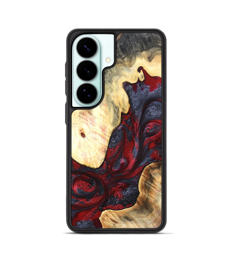 Galaxy S26 Wood Phone Case - Dereck (Red, 820085)