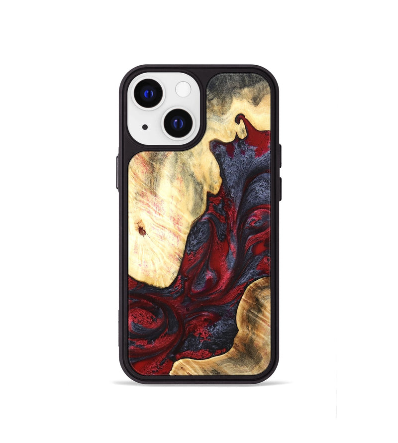 iPhone 13 mini Wood Phone Case - Dereck (Red, 820085)