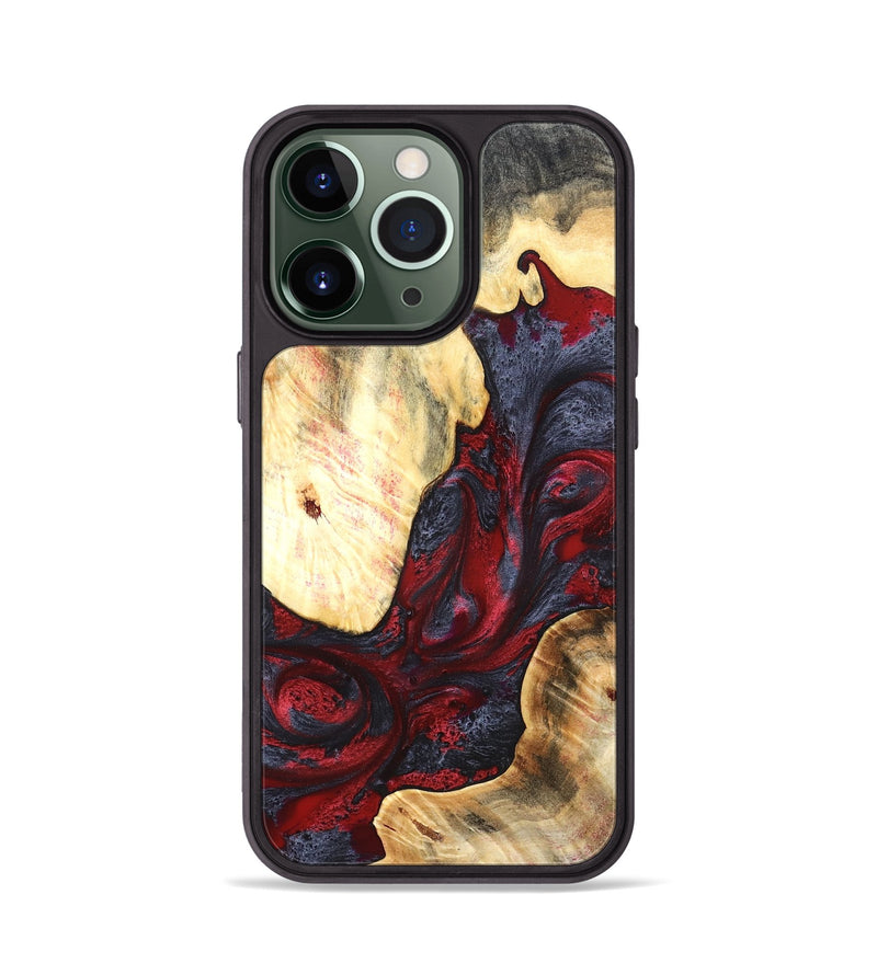 iPhone 13 Pro Wood Phone Case - Dereck (Red, 820085)