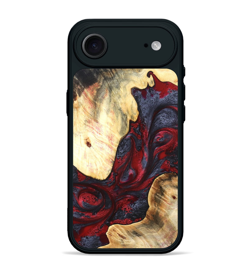 iPhone 17 Air Wood Phone Case - Dereck (Red, 820085)