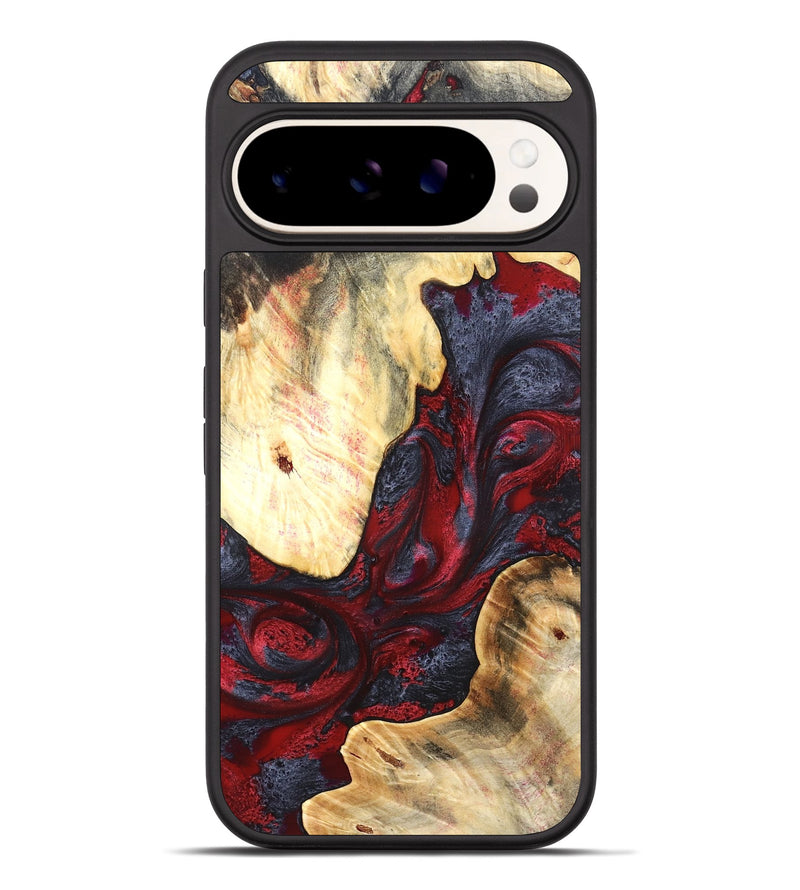 Pixel 10 Pro XL Wood Phone Case - Dereck (Red, 820085)