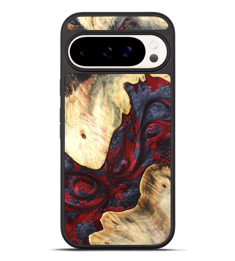 Pixel 9 Pro XL Wood Phone Case - Dereck (Red, 820085)