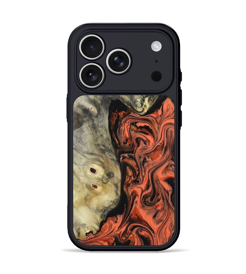 iPhone 17 Pro Wood Phone Case - Dion (Red, 820086)