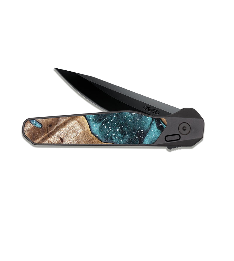 EDC Dark Slate Wood Pocket Knife - Doris (Cosmos, 820090)