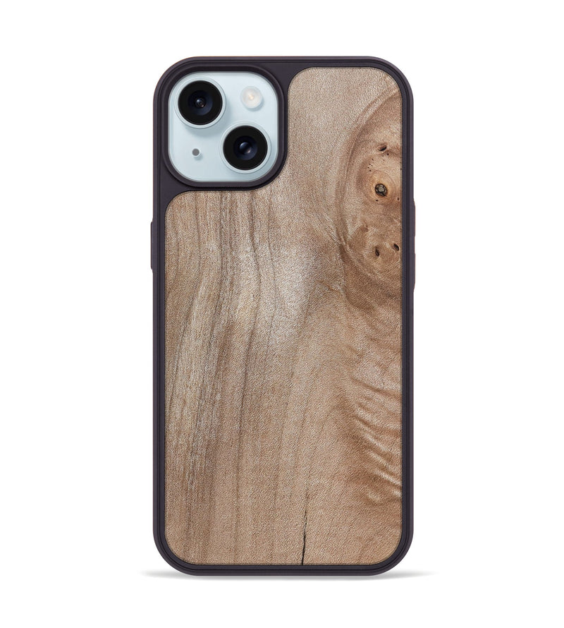 iPhone 15 Wood Phone Case - Aydin (Wood Burl, 820094)