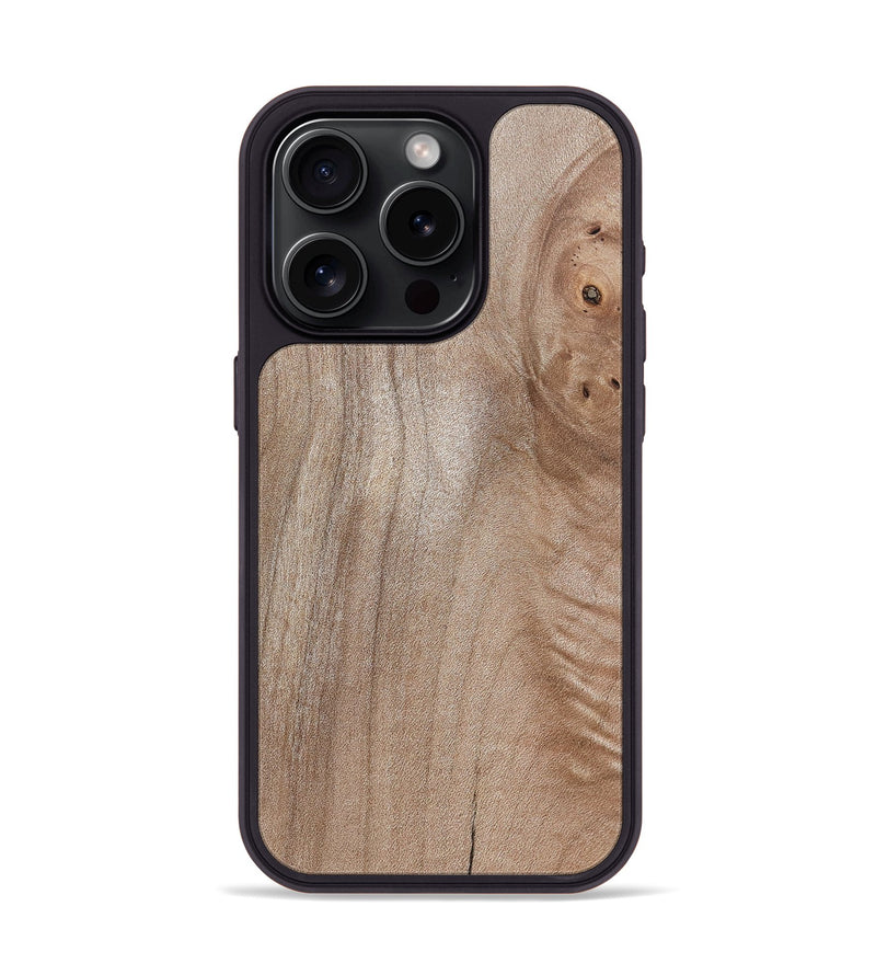 iPhone 15 Pro Wood Phone Case - Aydin (Wood Burl, 820094)