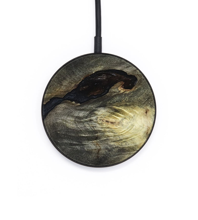 Circle Wood Wireless Charger - Alida (Wood Burl, 820095)