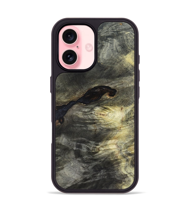 iPhone 16 Wood Phone Case - Alida (Wood Burl, 820095)