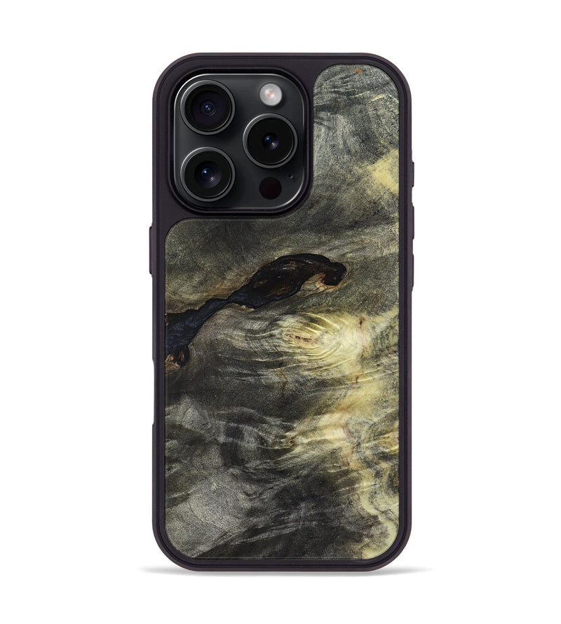 iPhone 16 Pro Wood Phone Case - Alida (Wood Burl, 820095)