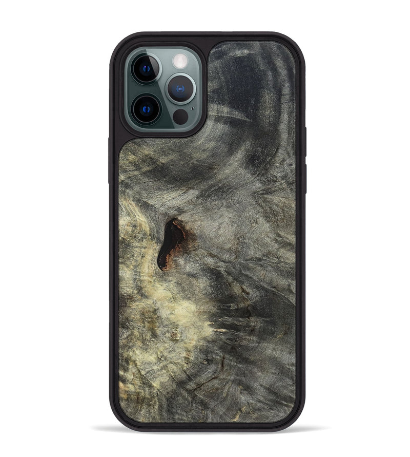 iPhone 12 Pro Max Wood Phone Case - Tom (Wood Burl, 820098)