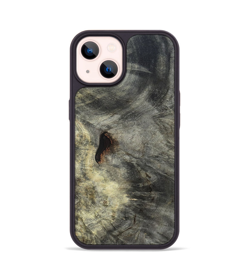 iPhone 14 Wood Phone Case - Tom (Wood Burl, 820098)
