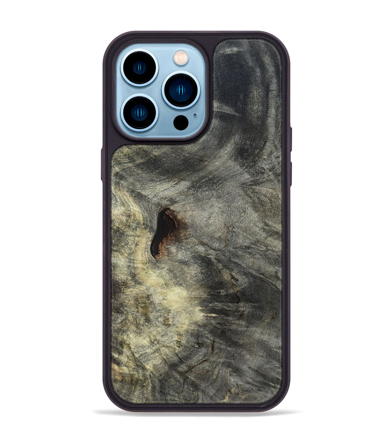 iPhone 14 Pro Max Wood Phone Case - Tom (Wood Burl, 820098)