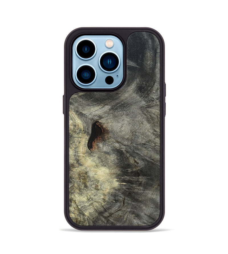 iPhone 14 Pro Wood Phone Case - Tom (Wood Burl, 820098)