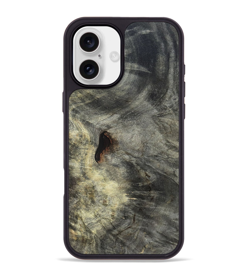 iPhone 16 Plus Wood Phone Case - Tom (Wood Burl, 820098)