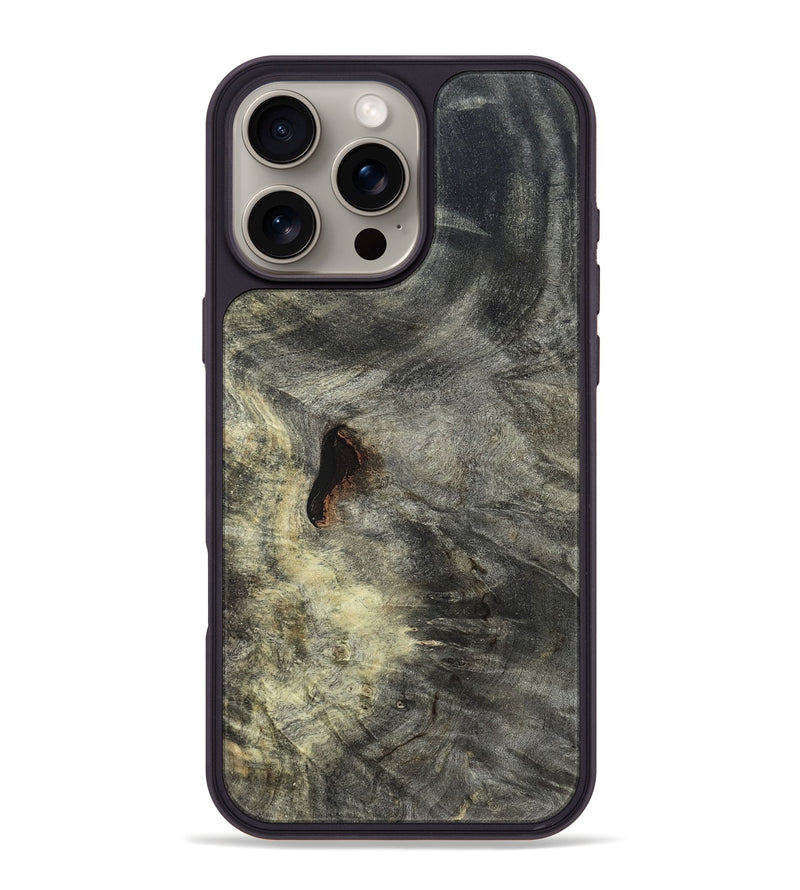 iPhone 16 Pro Max Wood Phone Case - Tom (Wood Burl, 820098)
