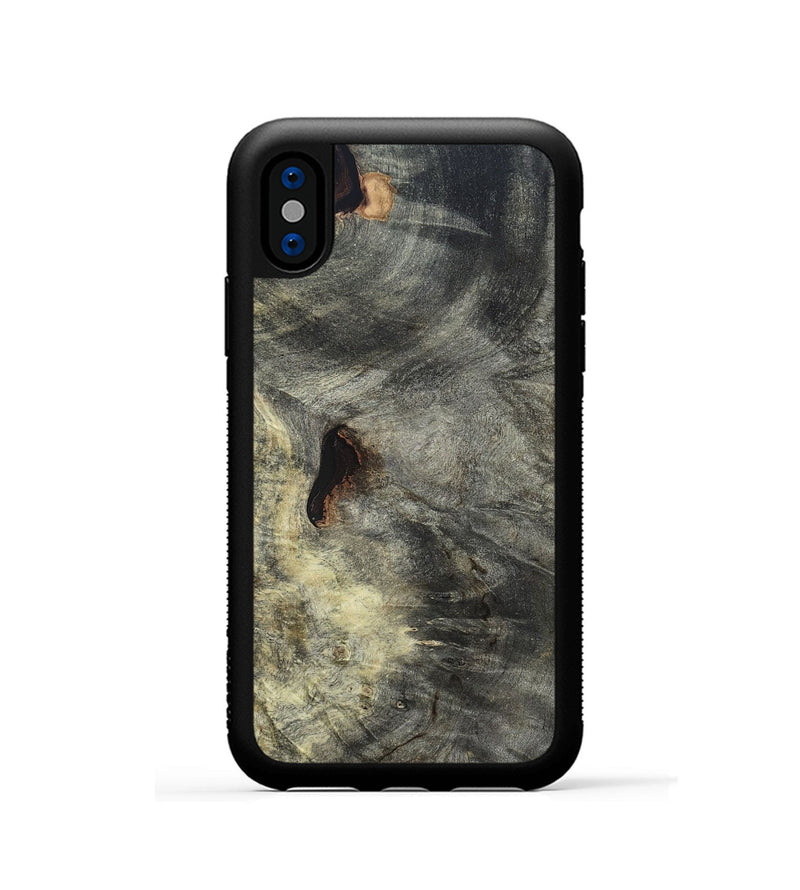 iPhone Xs Wood Phone Case - Tom (Wood Burl, 820098)