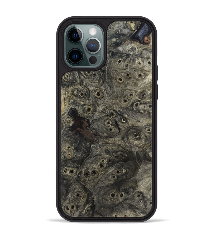 iPhone 12 Pro Max Wood Phone Case - Theda (Wood Burl, 820100)