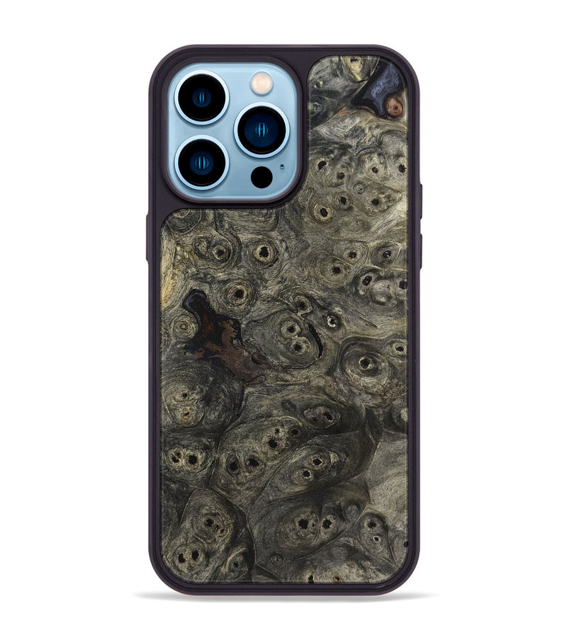 iPhone 14 Pro Max Wood Phone Case - Theda (Wood Burl, 820100)