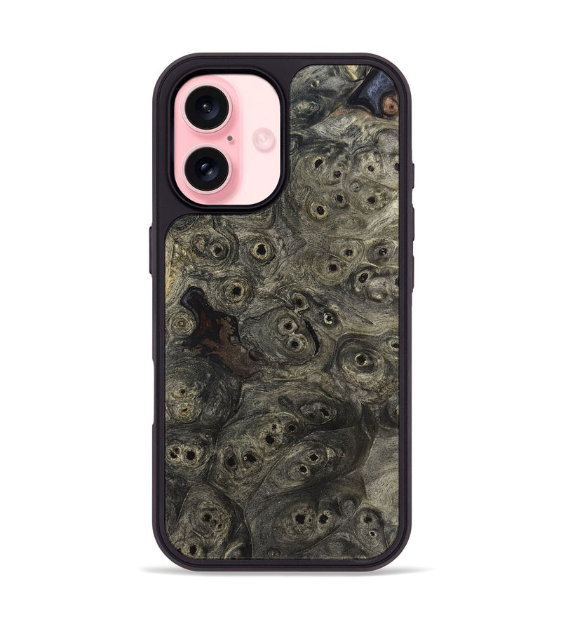 iPhone 16 Wood Phone Case - Theda (Wood Burl, 820100)