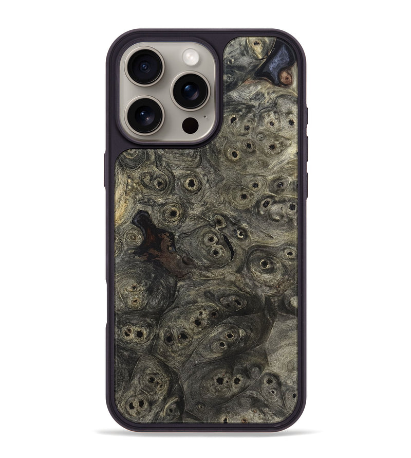 iPhone 16 Pro Max Wood Phone Case - Theda (Wood Burl, 820100)