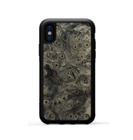 iPhone Xs Wood Phone Case - Theda (Wood Burl, 820100)