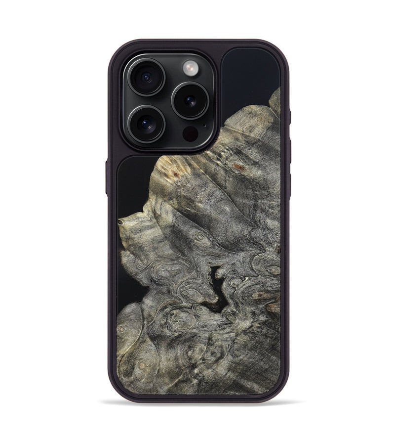 iPhone 15 Pro Wood Phone Case - Jaylen (Wood Burl, 820101)
