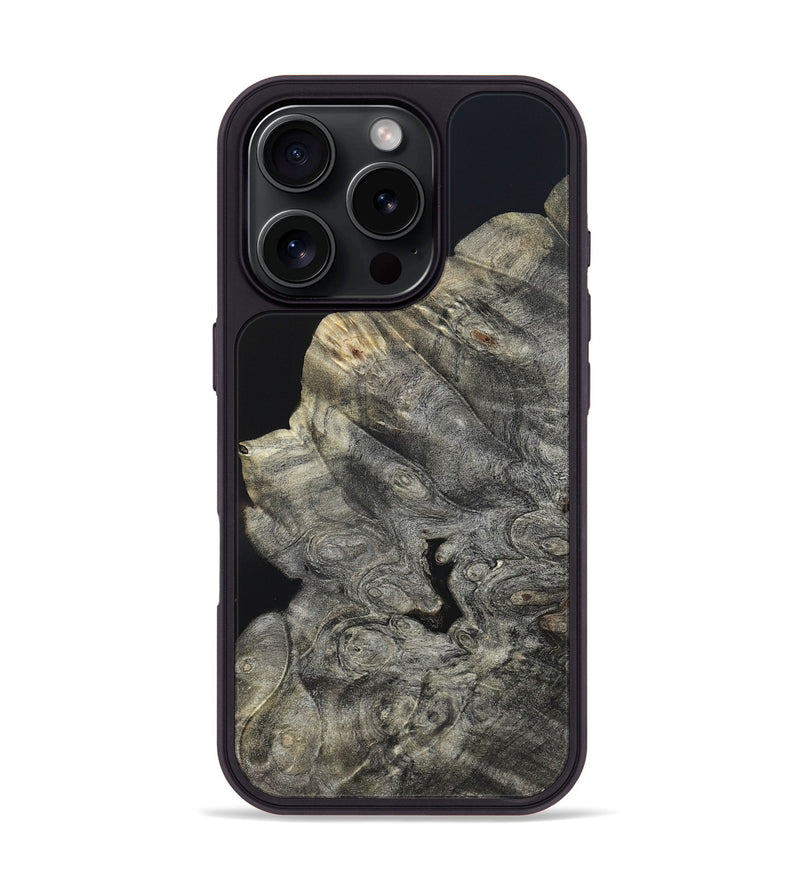 iPhone 16 Pro Wood Phone Case - Jaylen (Wood Burl, 820101)