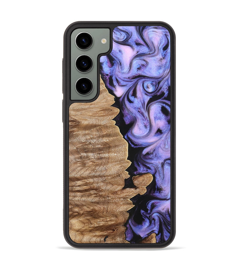 Galaxy S23 Plus Wood Phone Case - Katlin (Purple, 820102)