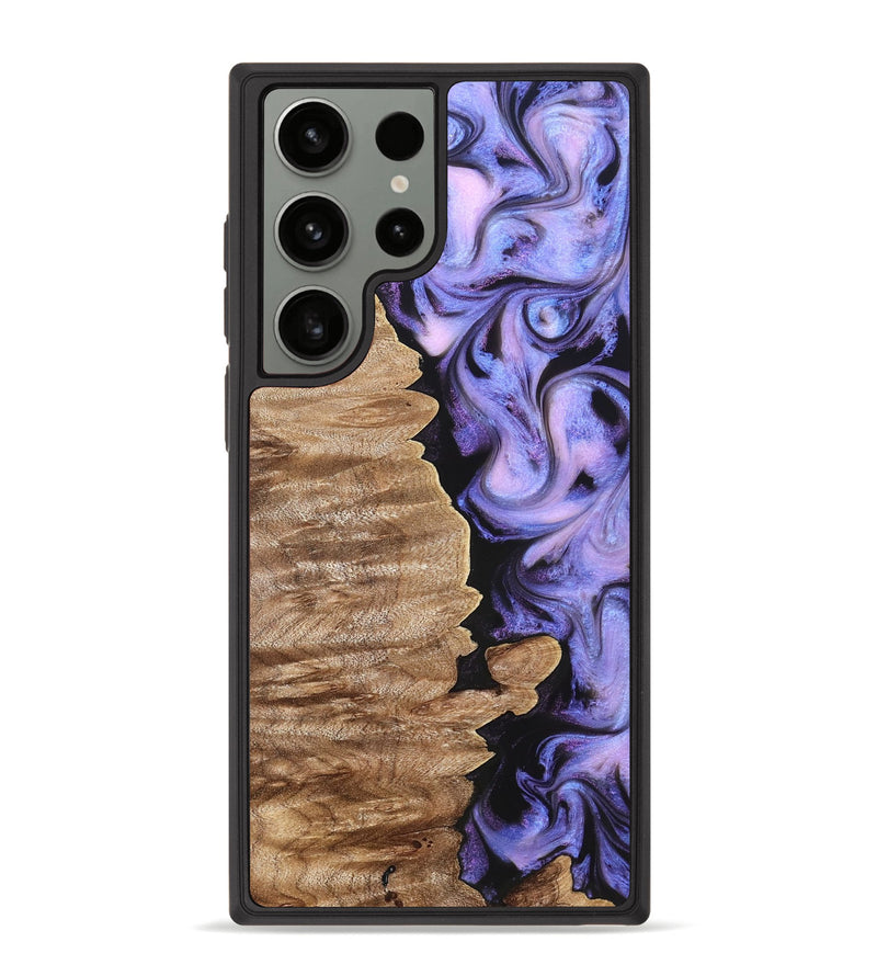Galaxy S23 Ultra Wood Phone Case - Katlin (Purple, 820102)
