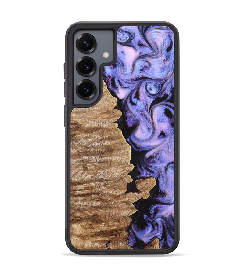 Galaxy S25 Plus Wood Phone Case - Katlin (Purple, 820102)