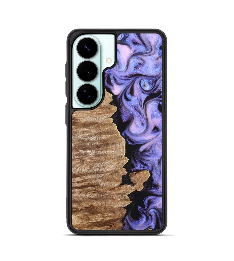 Galaxy S26 Wood Phone Case - Katlin (Purple, 820102)