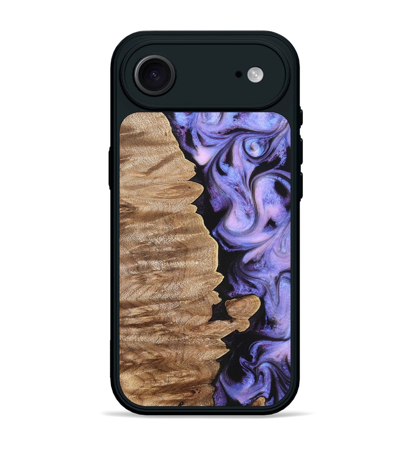 iPhone 17 Air Wood Phone Case - Katlin (Purple, 820102)