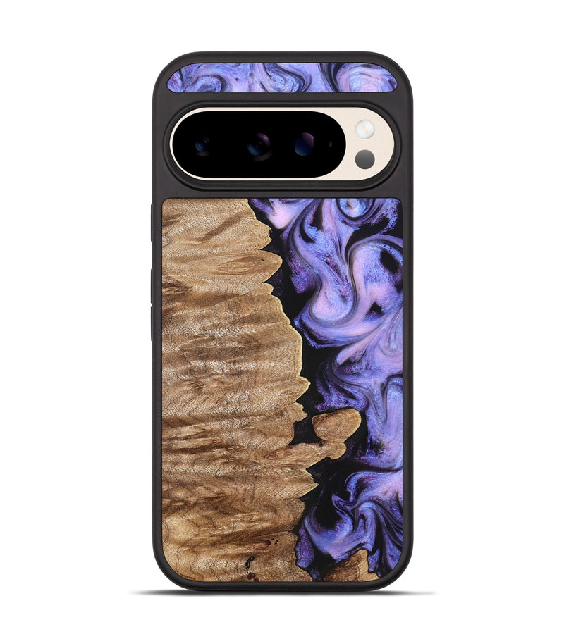 Pixel 10 Pro Wood Phone Case - Katlin (Purple, 820102)