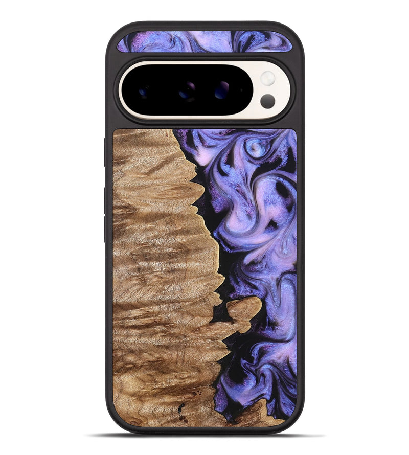 Pixel 10 Pro XL Wood Phone Case - Katlin (Purple, 820102)