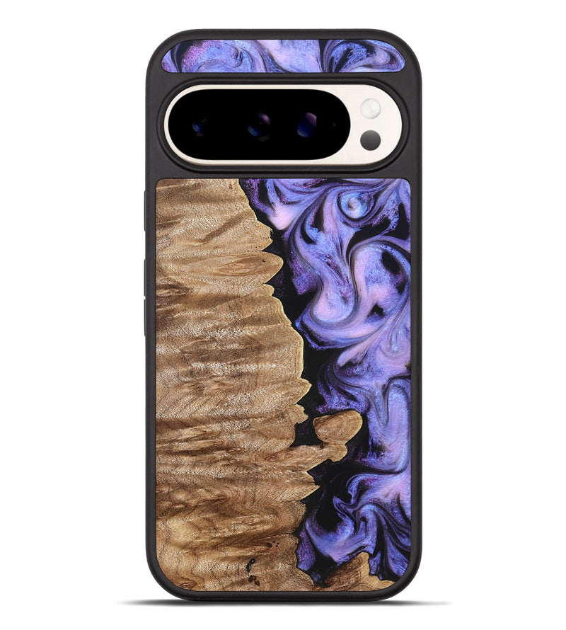 Pixel 9 Pro XL Wood Phone Case - Katlin (Purple, 820102)