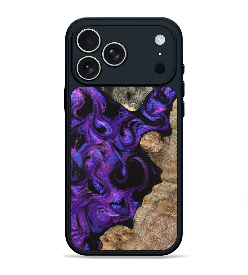 iPhone 17 Pro Max Wood Phone Case - Lenore (Purple, 820103)