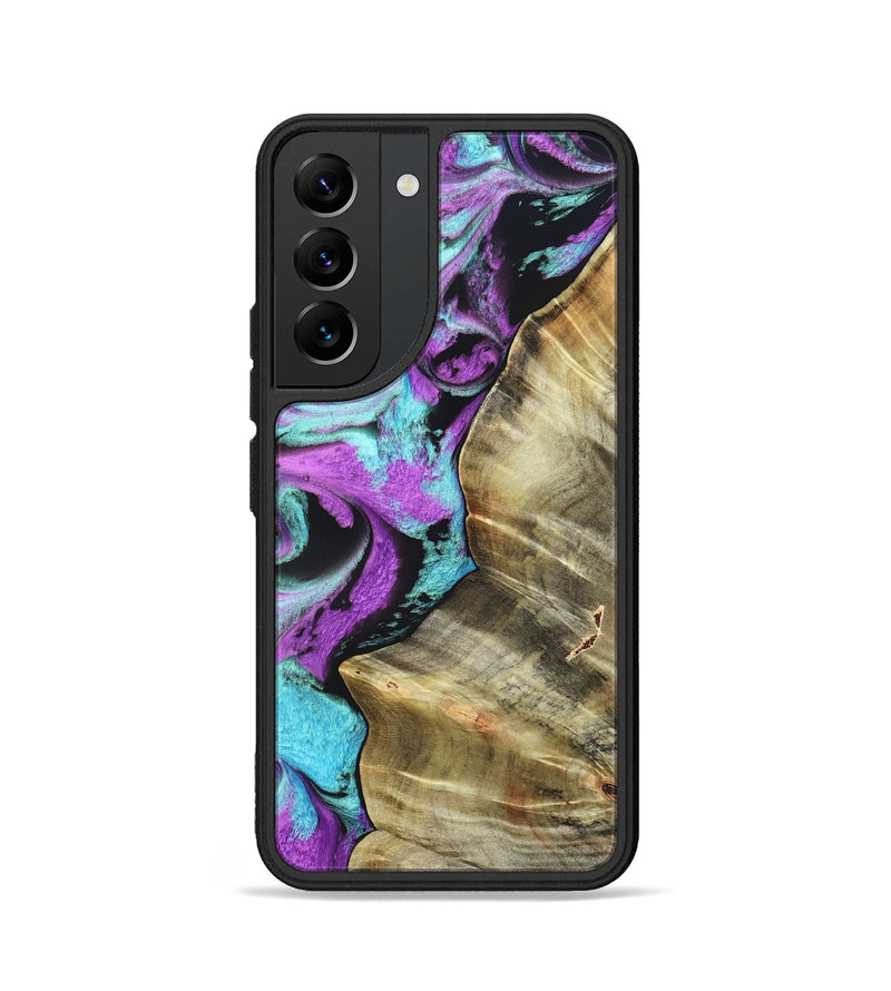 Galaxy S22 Wood Phone Case - Harriet (Purple, 820104)