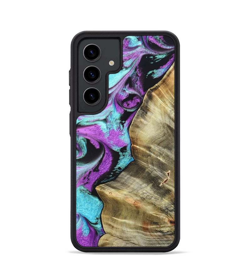 Galaxy S24 Wood Phone Case - Harriet (Purple, 820104)