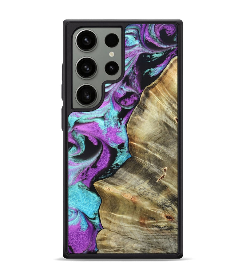 Galaxy S24 Ultra Wood Phone Case - Harriet (Purple, 820104)