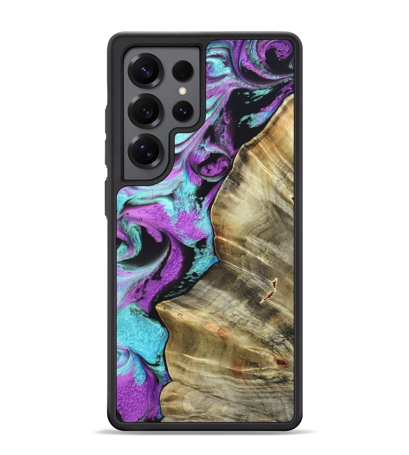 Galaxy S25 Ultra Wood Phone Case - Harriet (Purple, 820104)