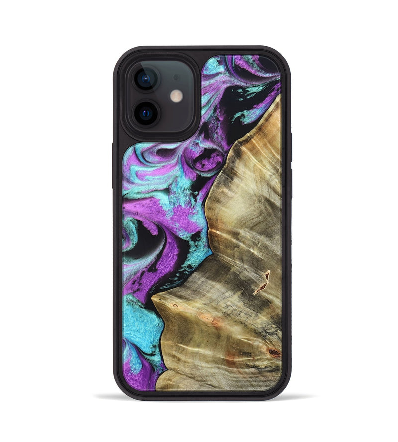 iPhone 12 Wood Phone Case - Harriet (Purple, 820104)