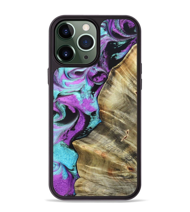 iPhone 13 Pro Max Wood Phone Case - Harriet (Purple, 820104)