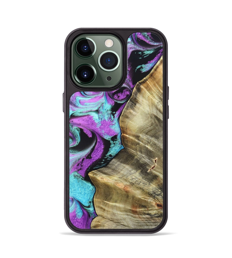 iPhone 13 Pro Wood Phone Case - Harriet (Purple, 820104)
