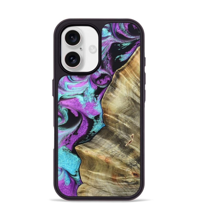 iPhone 17 Wood Phone Case - Harriet (Purple, 820104)