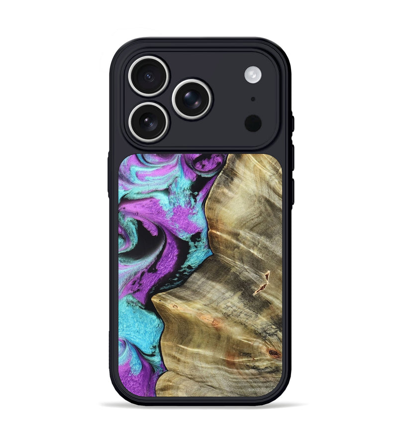 iPhone 17 Pro Wood Phone Case - Harriet (Purple, 820104)
