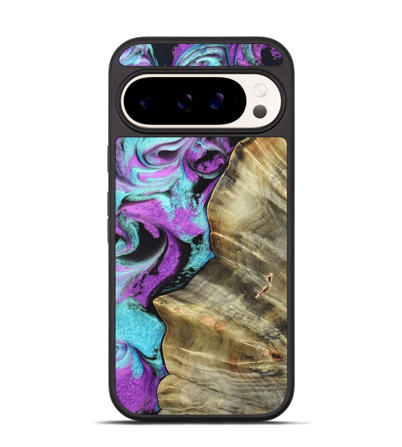 Pixel 9 Pro Wood Phone Case - Harriet (Purple, 820104)
