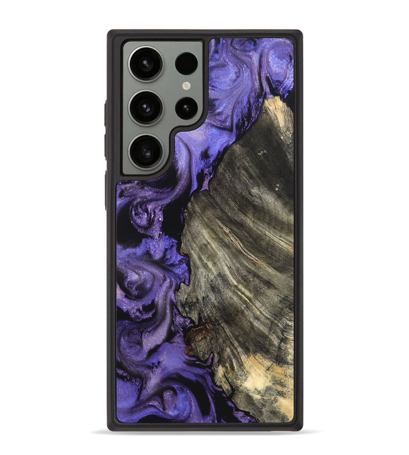 Galaxy S23 Ultra Wood Phone Case - Delma (Purple, 820105)