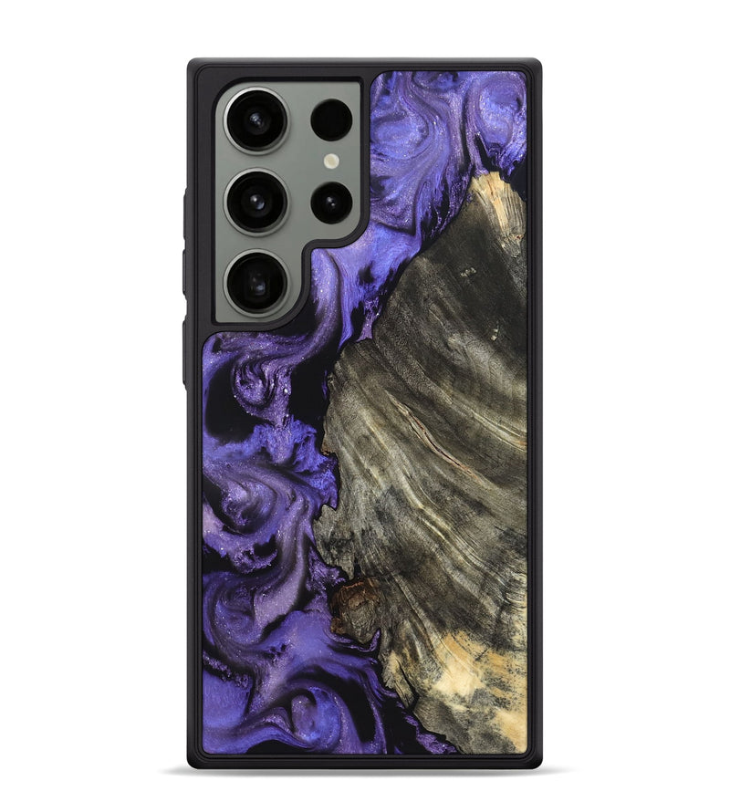 Galaxy S24 Ultra Wood Phone Case - Delma (Purple, 820105)